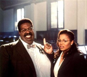 © ABACA. DO NOT CREDIT. 19028-4. USA, 2000. Nutty Professor II: The Klumps, directed by Peter Segal. Eddie Murphy & Janet Jackson