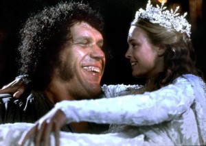 THE PRINCESS BRIDE, Andre the Giant, Robin Wright, 1987, TM & Copyright (c) 20th Century Fox Film Corp. All rights reserved.